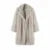 Abrigo largo de piel sintética ecológica con degradado, holgado y elegante, para mujer, de invierno, grueso, cálido y esponjoso, de piel de zorro, abrigo de marca a la moda para niñas.