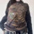 Y2K Fairy Cyber Grunge T-Shirts for Women Vintage Skull Graphic Print Long Sleeve Tees 90s E-Girls Gothic Emo Tops Clothes