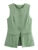 White High Waist Pocket Vests Top Women’s Sleeveless Slim Patchwork Fashion Solid Streetwear Female Y2k Vests Top Autumn