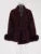 Abrigo de lana de piel de zorro para mujer, abrigo corto de oficina, elegante abrigo de lana de doble cara, chaquetas tipo cárdigan nuevas de 2025, holgadas