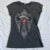 Camiseta cibergótica grunge Y2K con gráfico de calavera vintage, top corto de manga corta, camiseta skater retro japonesa kawaii de los años 00, ropa de calle para mujer