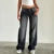 Pantalones vaqueros anchos Y2K para mujer, vaqueros de estilo boyfriend, holgados, de cintura baja, estilo vintage, estilo cyber grunge