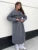 Parkas de invierno para mujer, abrigo holgado con cordones, cintura alta, manga larga, bolsillo, solapa, estilo vendaje, color liso