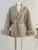 Abrigo de lana de piel de zorro para mujer, abrigo corto de oficina, elegante abrigo de lana de doble cara, chaquetas tipo cárdigan nuevas de 2025, holgadas