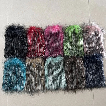 Calentadores de piernas de piel sintética gótica Y2K para mujer, cubrebotas Harajuku, Lolita, chicas, punk, moda, lindos leggings hipster JK, cálidos y esponjosos