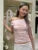 Ropa de verano sexy de colores sólidos para mujer, camisetas casuales de manga corta con cuello oblicuo para mujer, ropa de calle de un solo hombro, top Y2k