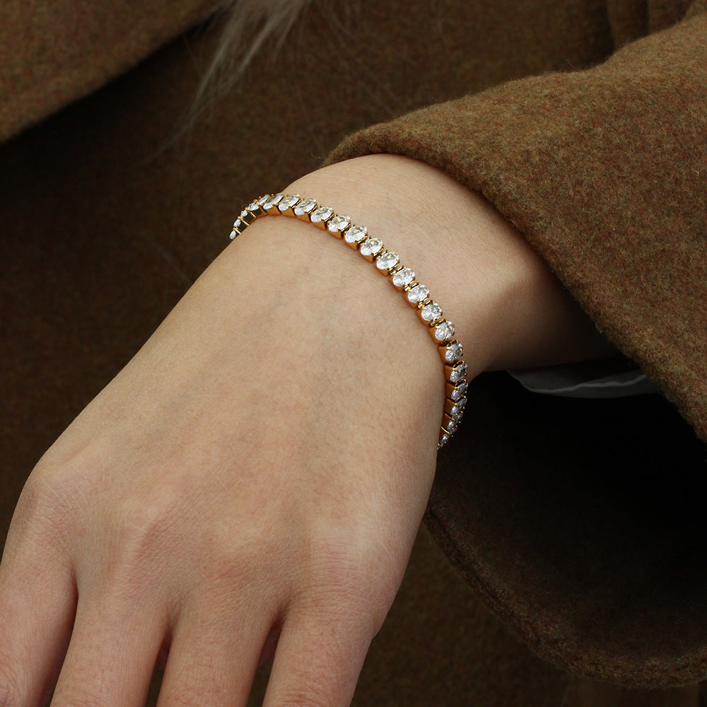 Stellar Diamond Tennis Bracelet