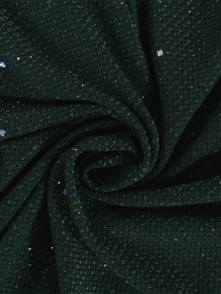 Aella Sequin Dress with Long Sleeves