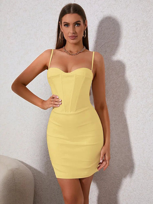 Sleek Feminine Kloe Corset Dress