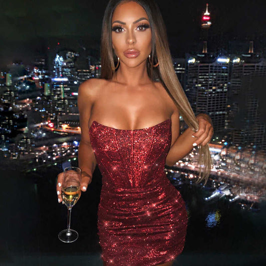 Dazzling Sequin Dress with Radiant Shine