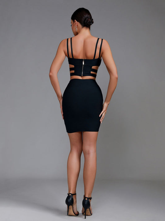 Verity Cut Out Two Piece Set Dress