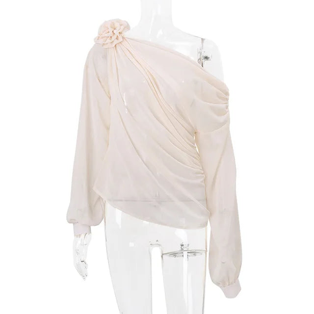 Pareos de playa con pliegues y flores para mujer, de malla transparente, de manga larga, de gran tamaño, sexys, transparentes, para playa