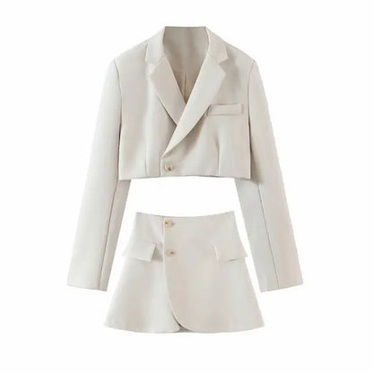 High Waist Skirt Suits Women Suit For Womens Female Blazer Sets With Skirt 2025 Autumn Winter Fashion Skirts Woman New