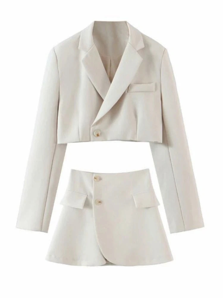 High Waist Skirt Suits Women Suit For Womens Female Blazer Sets With Skirt 2025 Autumn Winter Fashion Skirts Woman New