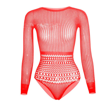 Hot Drill Hollow Out Body Tops For Women Sexy Off-shoulder Mesh Diamonds Bodysuit Backless Nightclub Party Top Playsuit