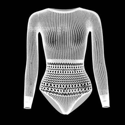 Hot Drill Hollow Out Body Tops For Women Sexy Off-shoulder Mesh Diamonds Bodysuit Backless Nightclub Party Top Playsuit