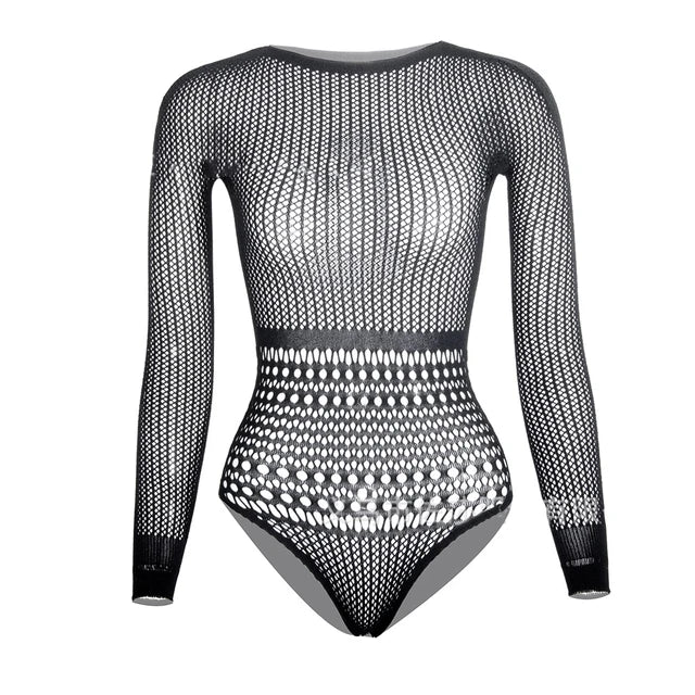 Hot Drill Hollow Out Body Tops For Women Sexy Off-shoulder Mesh Diamonds Bodysuit Backless Nightclub Party Top Playsuit