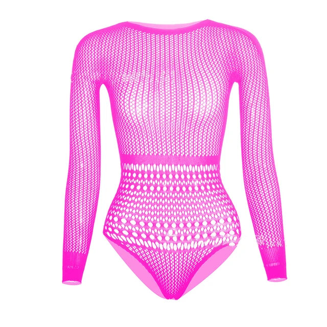 Hot Drill Hollow Out Body Tops For Women Sexy Off-shoulder Mesh Diamonds Bodysuit Backless Nightclub Party Top Playsuit
