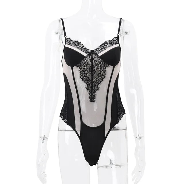 Side Hollow Out Skirt Suits Women Butterfly Mesh Mini Skirts And See Through Bodycon Bodysuit 2 Piece Sets For Ladies