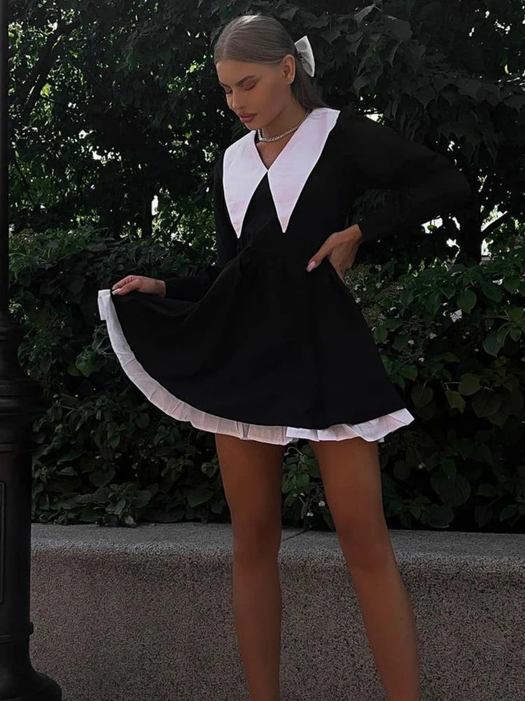 Minivestido de fiesta sexy con pliegues para mujer, vestido de noche elegante para chicas atractivas, vestidos de calle para mujer 2025