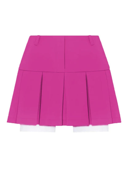2025 Fall Women Blazer Suit Two Piece Sets Turn-down Collar Blazers Tops And Pleated Skirts Femme High Street Y2K Outfits