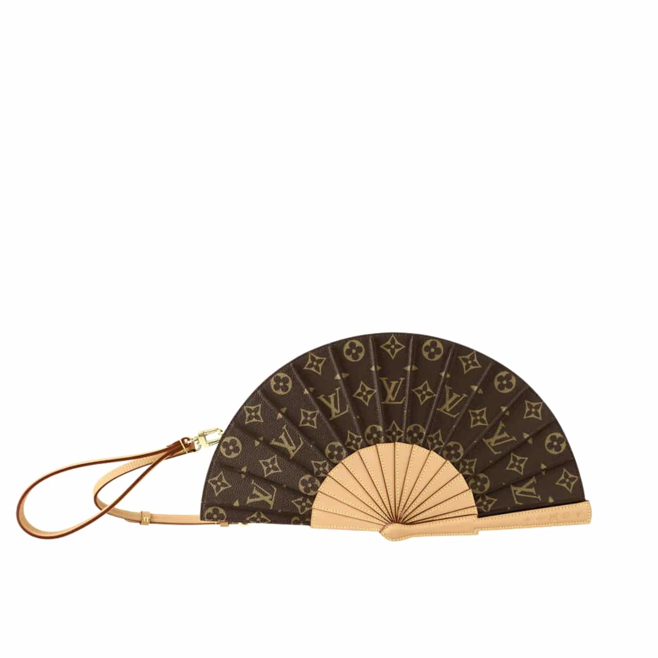 LOUIS VUITTON FAN BAG BROWN 37CM M14804