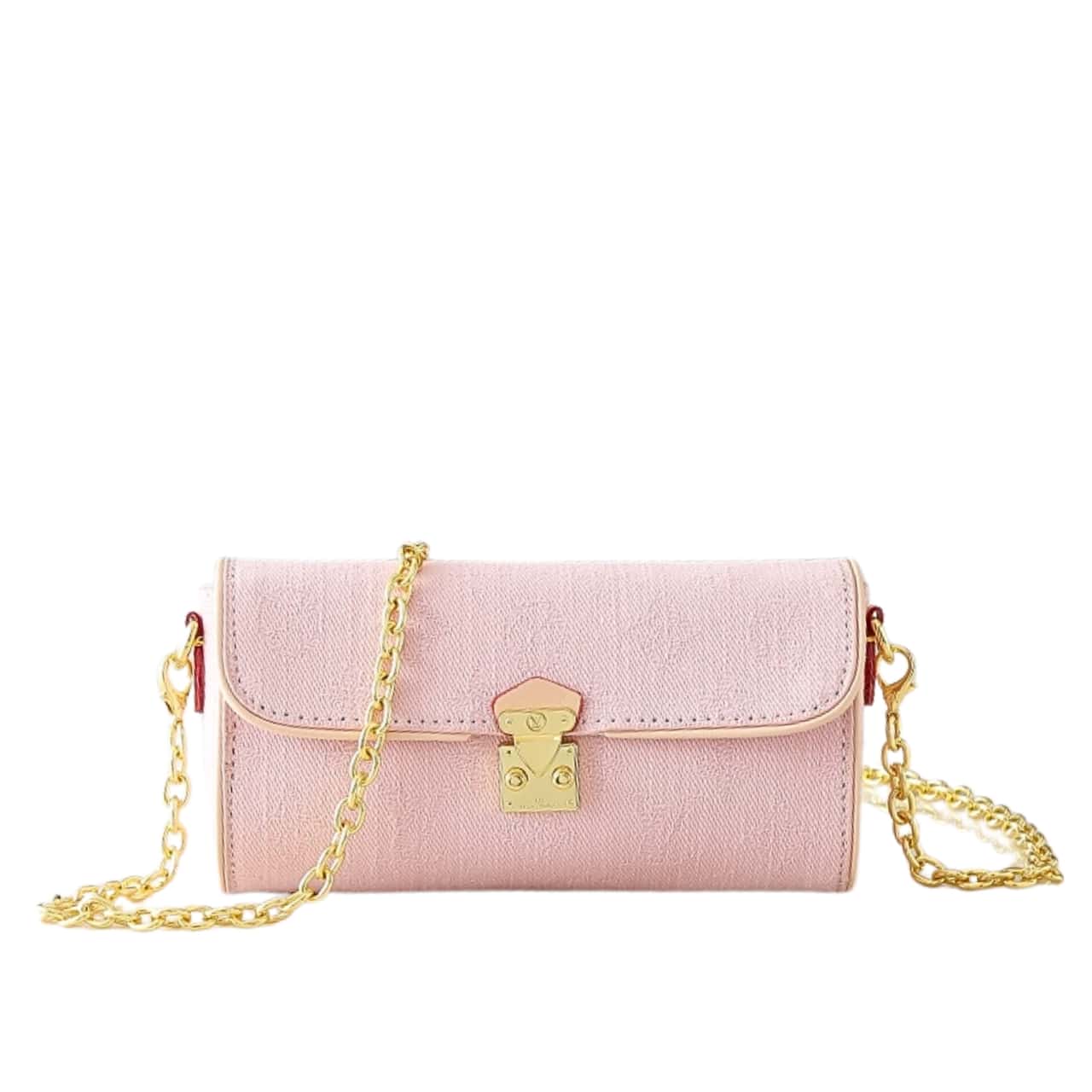 LOUIS VUITTON POCHETTE CAMILLE WASHED PINK 20CM