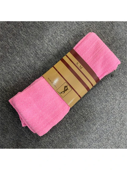 Autumn Winter Women’s Skinny Slim Stretch Knitted Leggings Solid High Waist Ribbed Warm Pants Sexy Trousers 2025Fashion