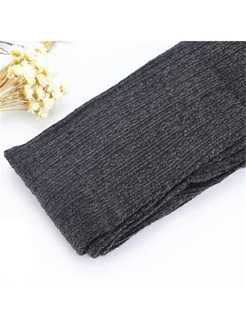 Autumn Winter Women’s Skinny Slim Stretch Knitted Leggings Solid High Waist Ribbed Warm Pants Sexy Trousers 2025Fashion