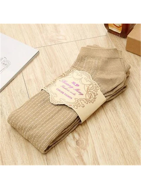 Autumn Winter Women’s Skinny Slim Stretch Knitted Leggings Solid High Waist Ribbed Warm Pants Sexy Trousers 2025Fashion
