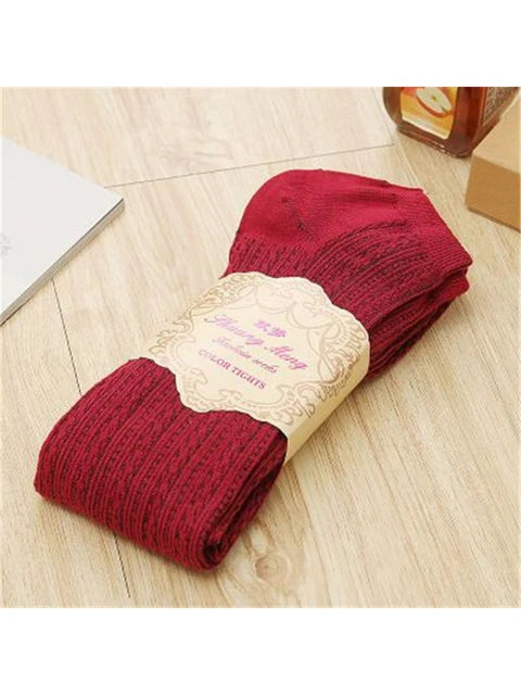Autumn Winter Women’s Skinny Slim Stretch Knitted Leggings Solid High Waist Ribbed Warm Pants Sexy Trousers 2025Fashion