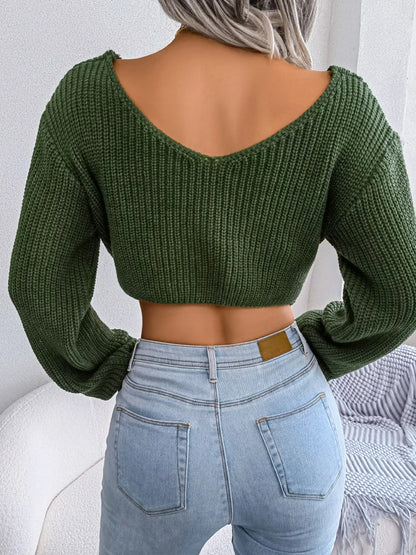 Suéter de punto con giro para mujer, moda de otoño 2025, suéter de manga larga de gran tamaño, prenda de punto con hombros descubiertos para la calle.
