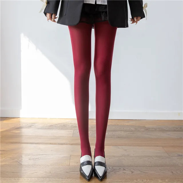 New Tights Women Stockings Slim See-Through Lingerie Lace Leggings Winter Women’s Pantyhose Red Bodys Sexy Mujer Bottom
