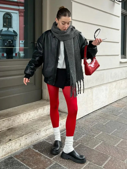 New Tights Women Stockings Slim See-Through Lingerie Lace Leggings Winter Women’s Pantyhose Red Bodys Sexy Mujer Bottom