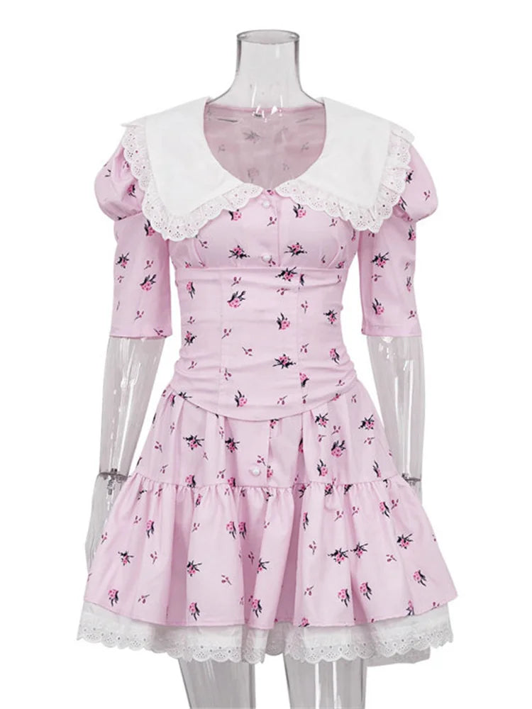 Vestido mini de verano con estampado de patchwork para mujer, cuello en V, manga corta, ajustado, elegante, para fiesta, 2025