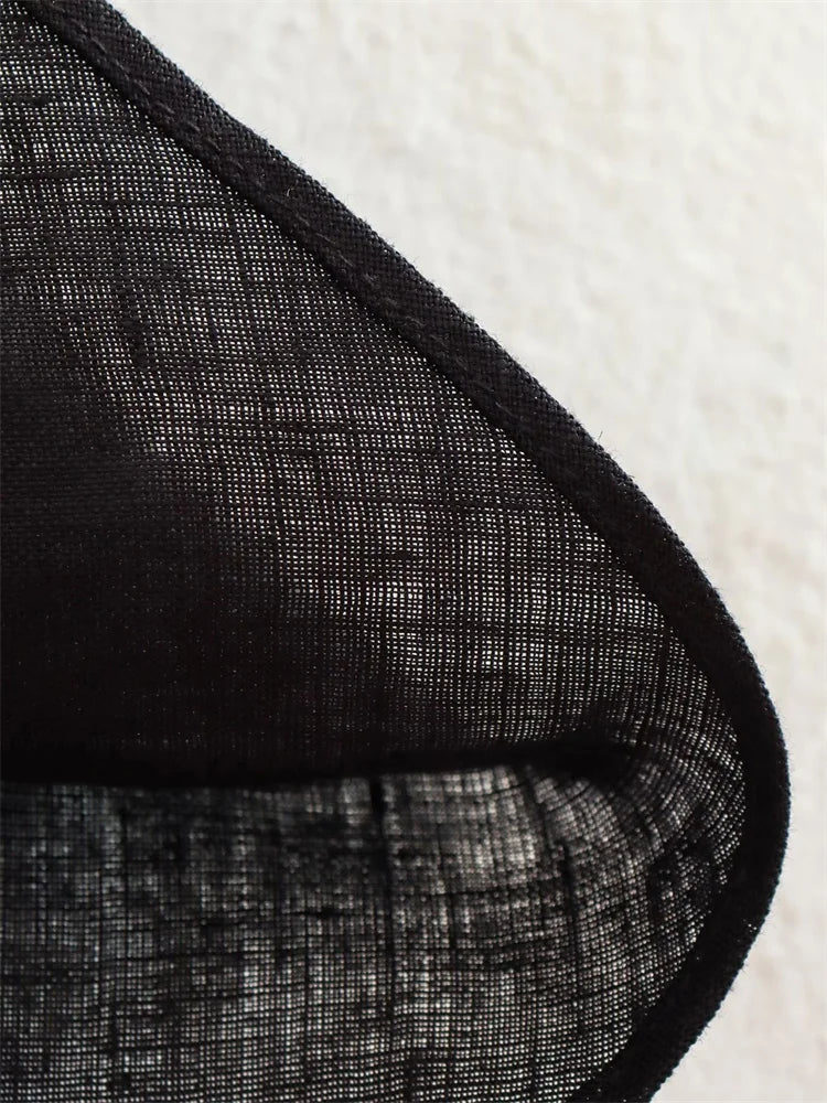 Conjunto de falda larga con borlas y aberturas para mujer, conjunto sexy de 2 piezas de verano negro con top corto con cordones y espalda descubierta y falda larga.