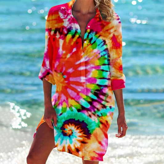 Boho Summer Short Dress | Great for Casual Days