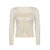 Korean Cute Y2K Retro Cotton Tops Lace Patchwork Buttons Kawaii Tshirts Autumn Square Collar Chic Casual Shirts