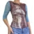 Fairy Grunge Shirt Basic Mesh Print Top Women E Girl Gothic Punk Style T-shirts Tees Clothes Street Tops Womens Clothing