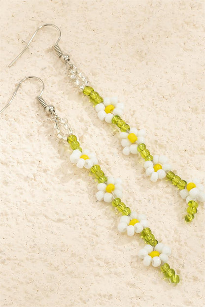 Beads Flower Earrings