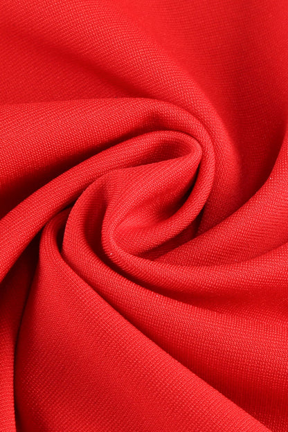 Vestido largo fruncido con hombros descubiertos y abertura Sophia 