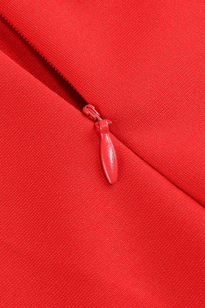 Vestido largo fruncido con hombros descubiertos y abertura Sophia 