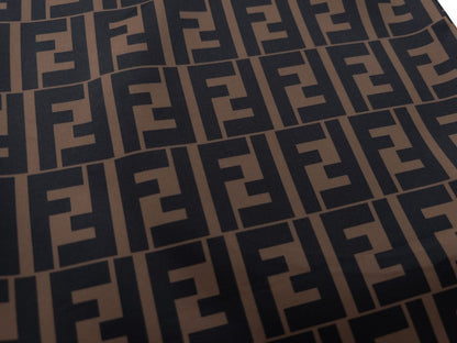Fend Swim Short in Brown Nylon