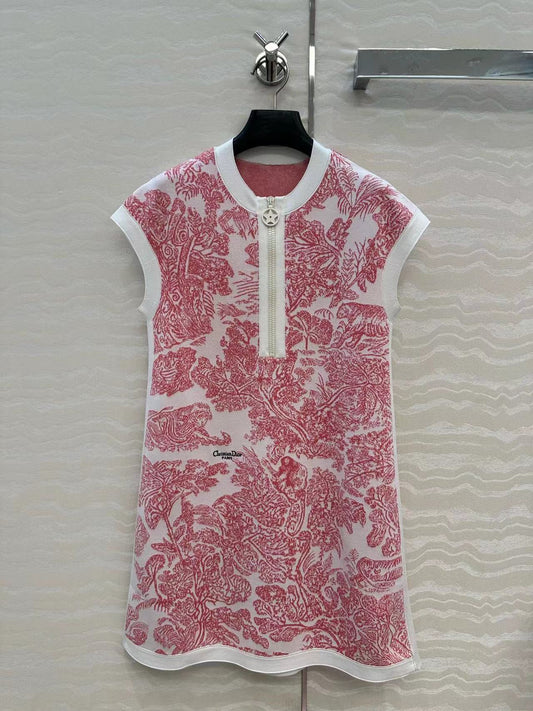 CD Dress Pink Viscose Polyester