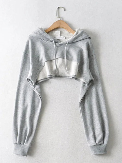 Sudadera con capucha y sombrero para mujer, diseño básico, moda coreana joven, combina con todo, para adolescentes, sencilla, fresca, holgada, estilo Y2k, cómoda, ropa de calle popular.