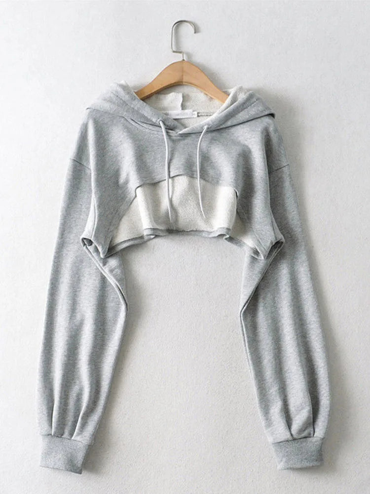 Sudadera con capucha y sombrero para mujer, diseño básico, moda coreana joven, combina con todo, para adolescentes, sencilla, fresca, holgada, estilo Y2k, cómoda, ropa de calle popular.