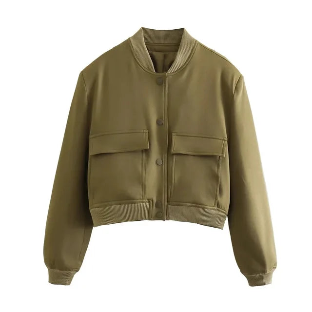 Chic Bomber Jacket | Great for Casual Days