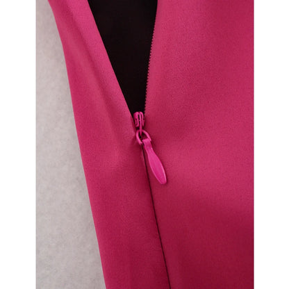 Minifalda sexy con cremallera lateral de color liso para mujer, estilo urbano, ligera, suave, informal, ajustada y elegante