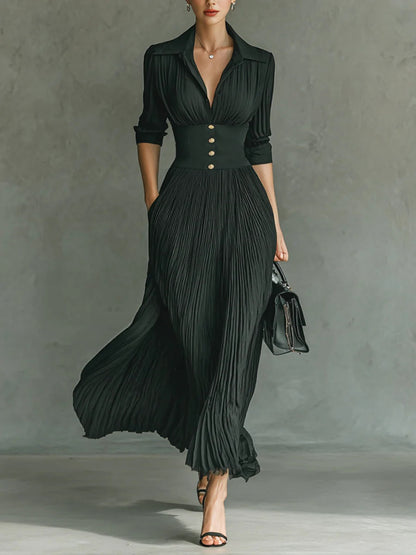 Erica™ | Chic Fitted Waist Dress