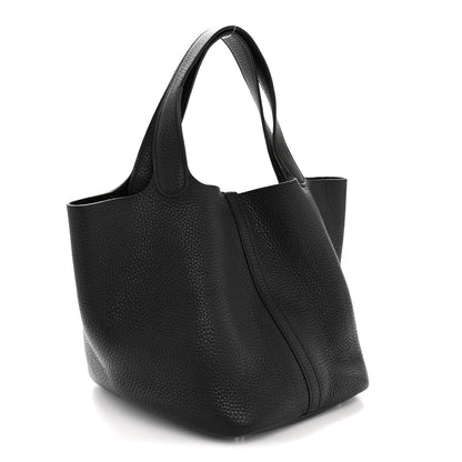 Taurillon Clemence Picotin Lock 22 MM Black